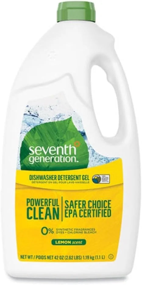 Seventh Generation Lemon Scented Automatic Dishwasher Gel (6x45 OZ) (Value Bulk Multi-pack)